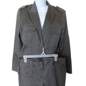 VINTAGE  Cargo Style 2-piece Suit Pantsuit Size 14 16
